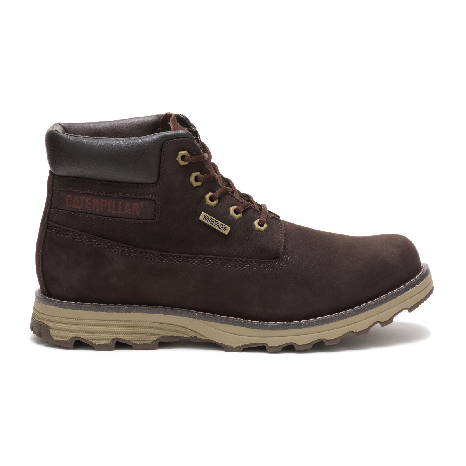 Caterpillar Men's Founder Waterproof Thinsulate™ Waterproof Boots Coffee CAT-15039